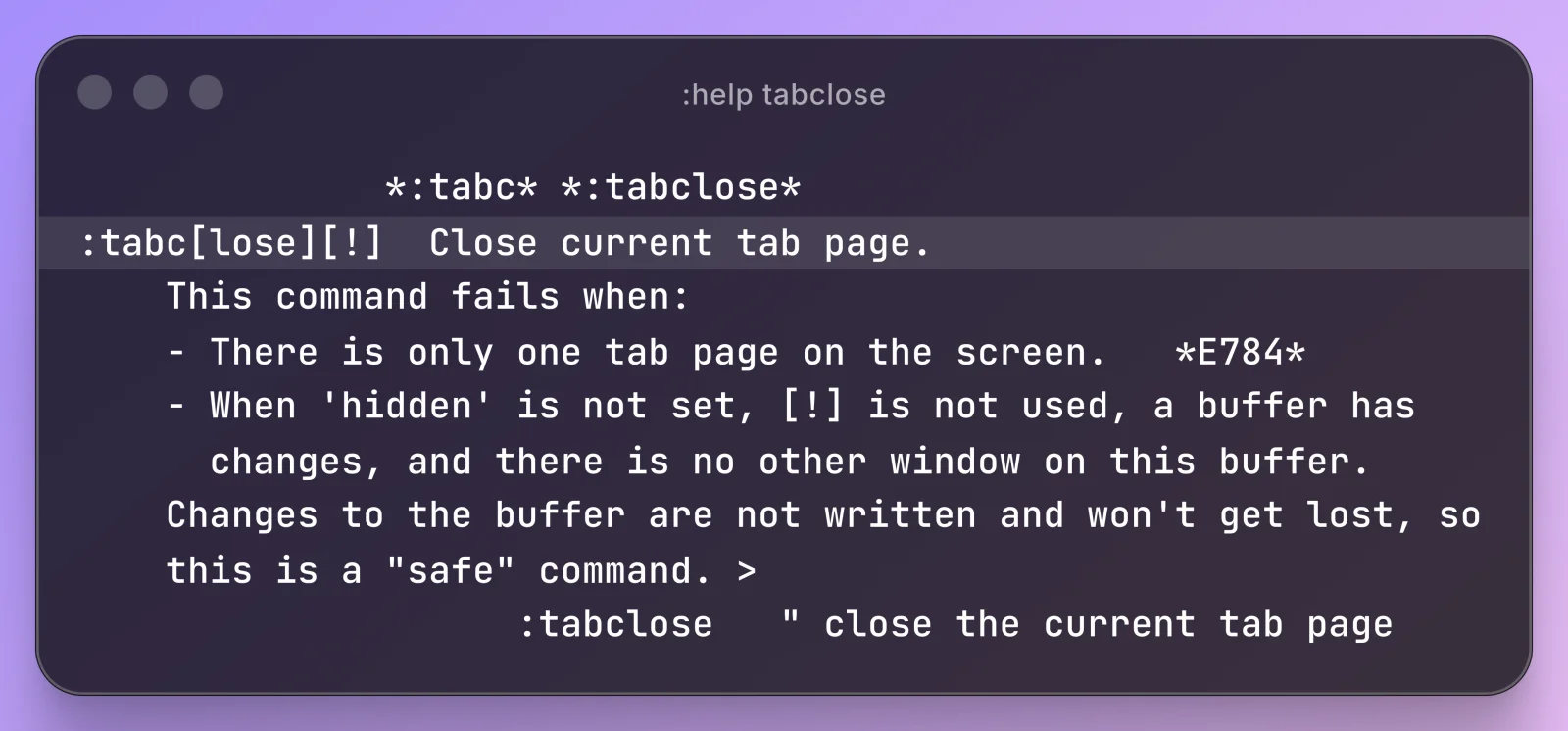 How to Close a Tab in Vim